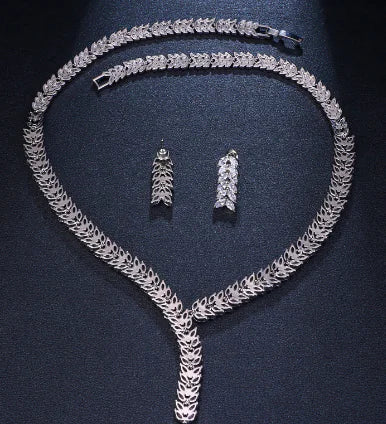 Luxury Bride Necklace & Earrings