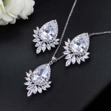 Luxury AAA Zirconia Jewelry Set