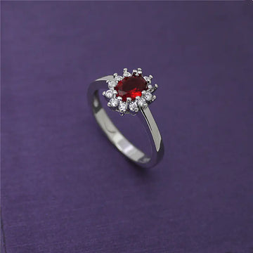 Luxury Zircon Engagement Ring